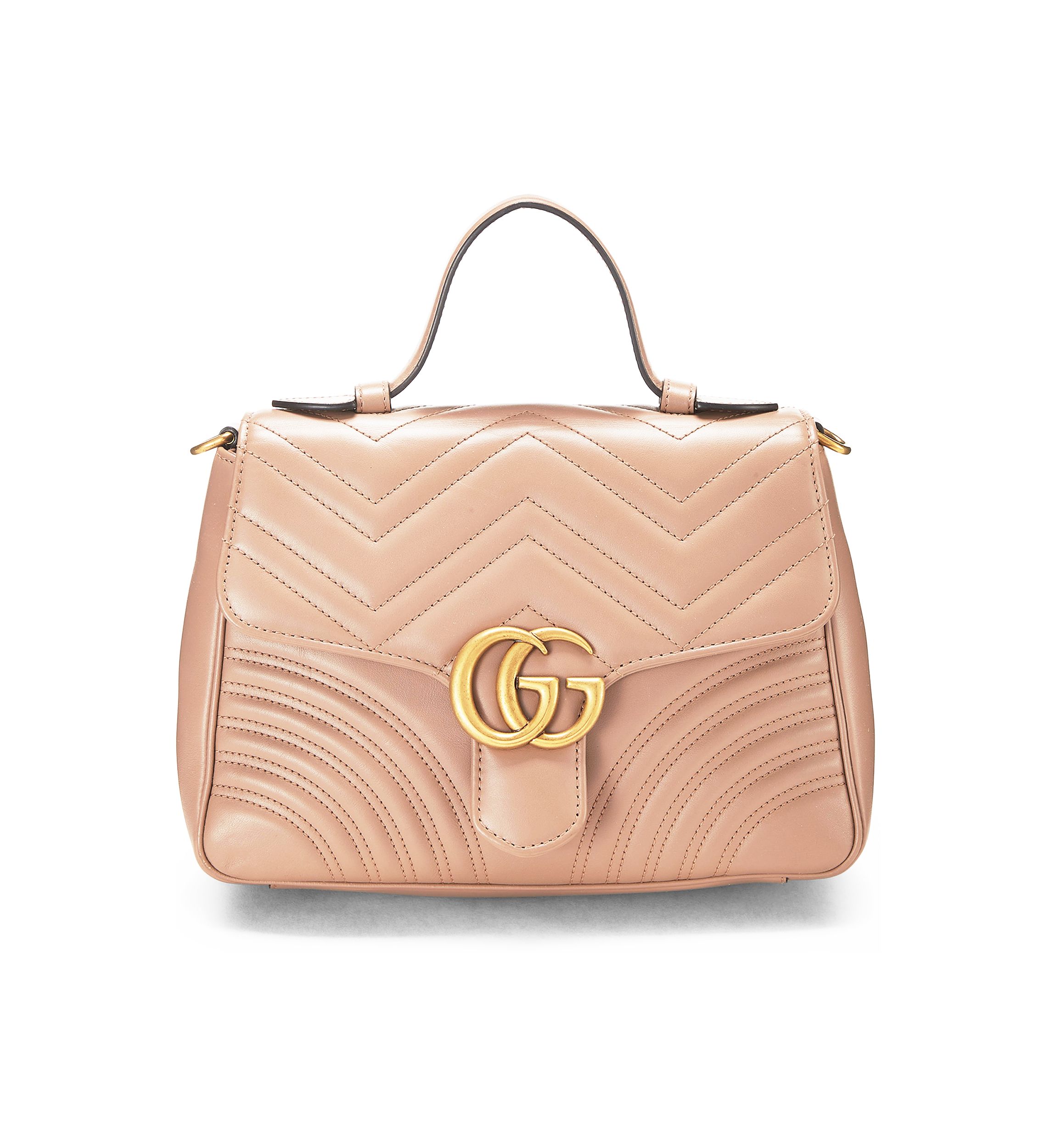 Gucci Beige Leather Shoulder Bag - FINAL SALE, NO RETURNS