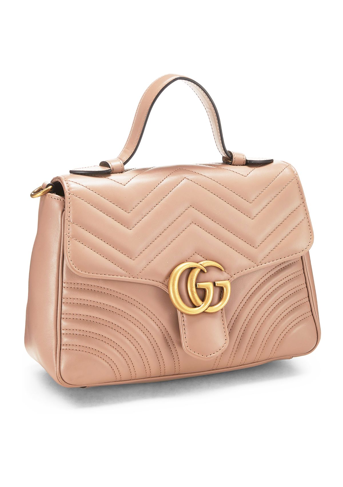 Gucci Beige Leather Shoulder Bag - FINAL SALE, NO RETURNS