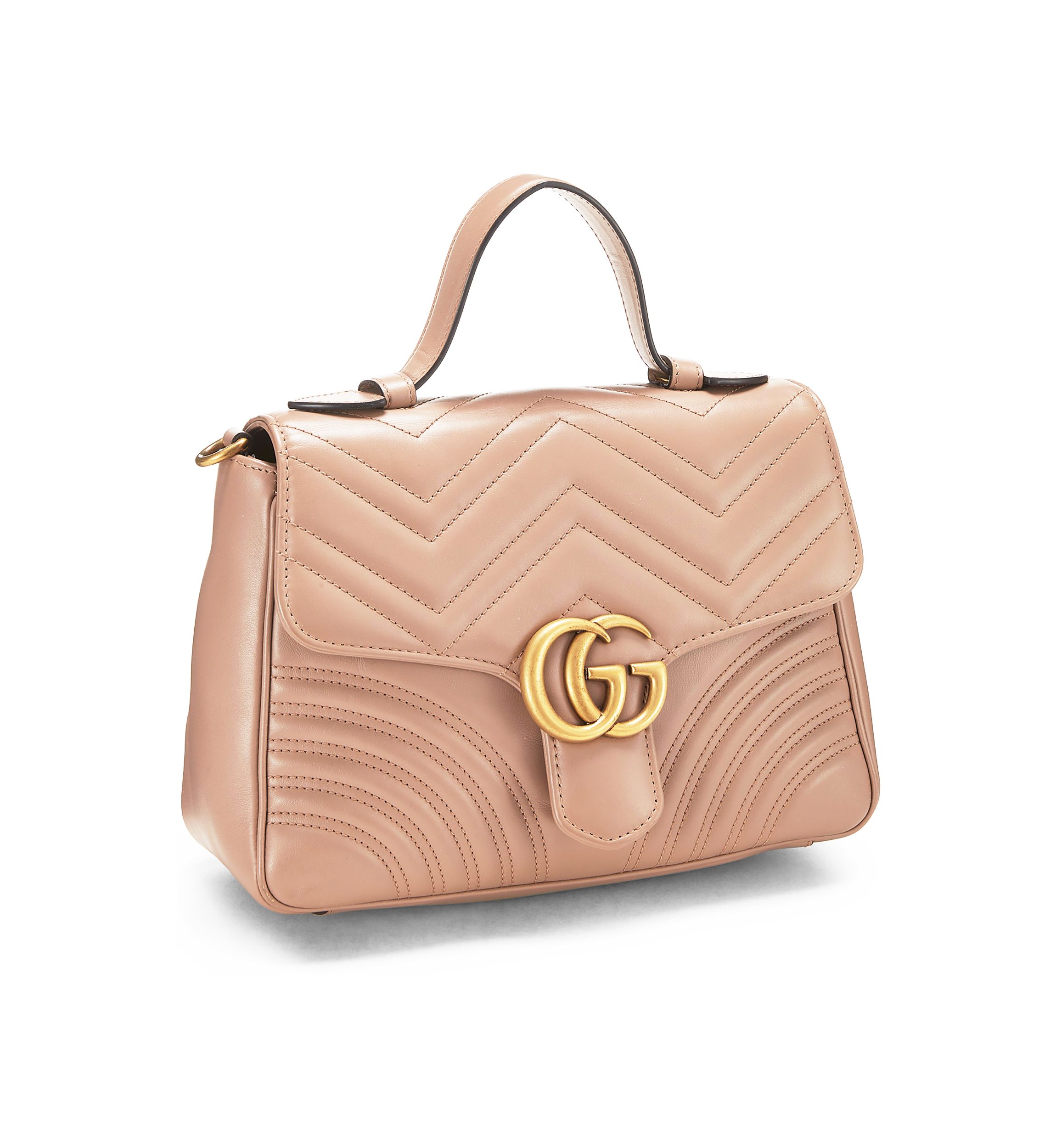 Gucci Beige Leather Shoulder Bag - FINAL SALE, NO RETURNS
