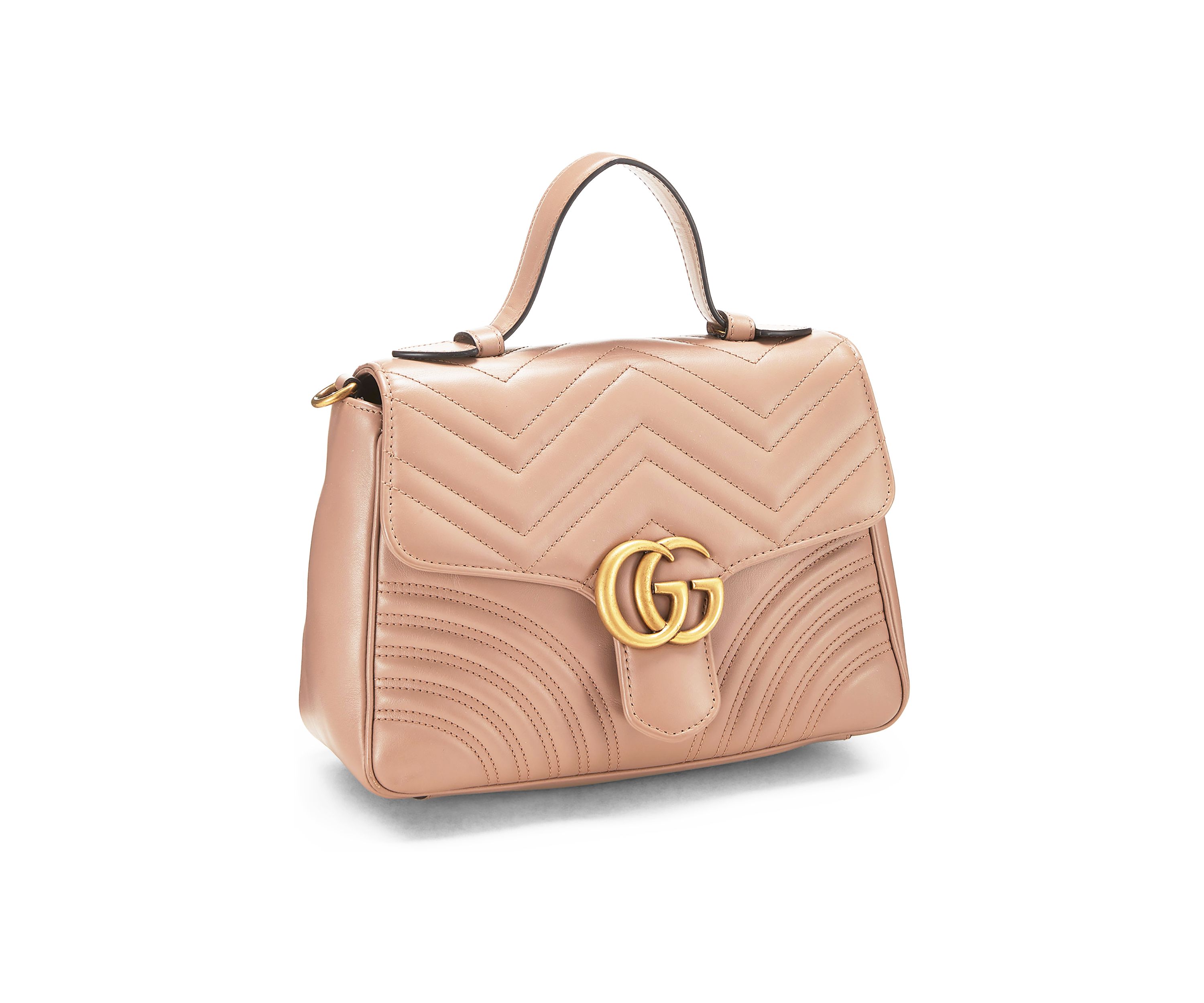 Gucci Beige Leather Shoulder Bag - FINAL SALE, NO RETURNS