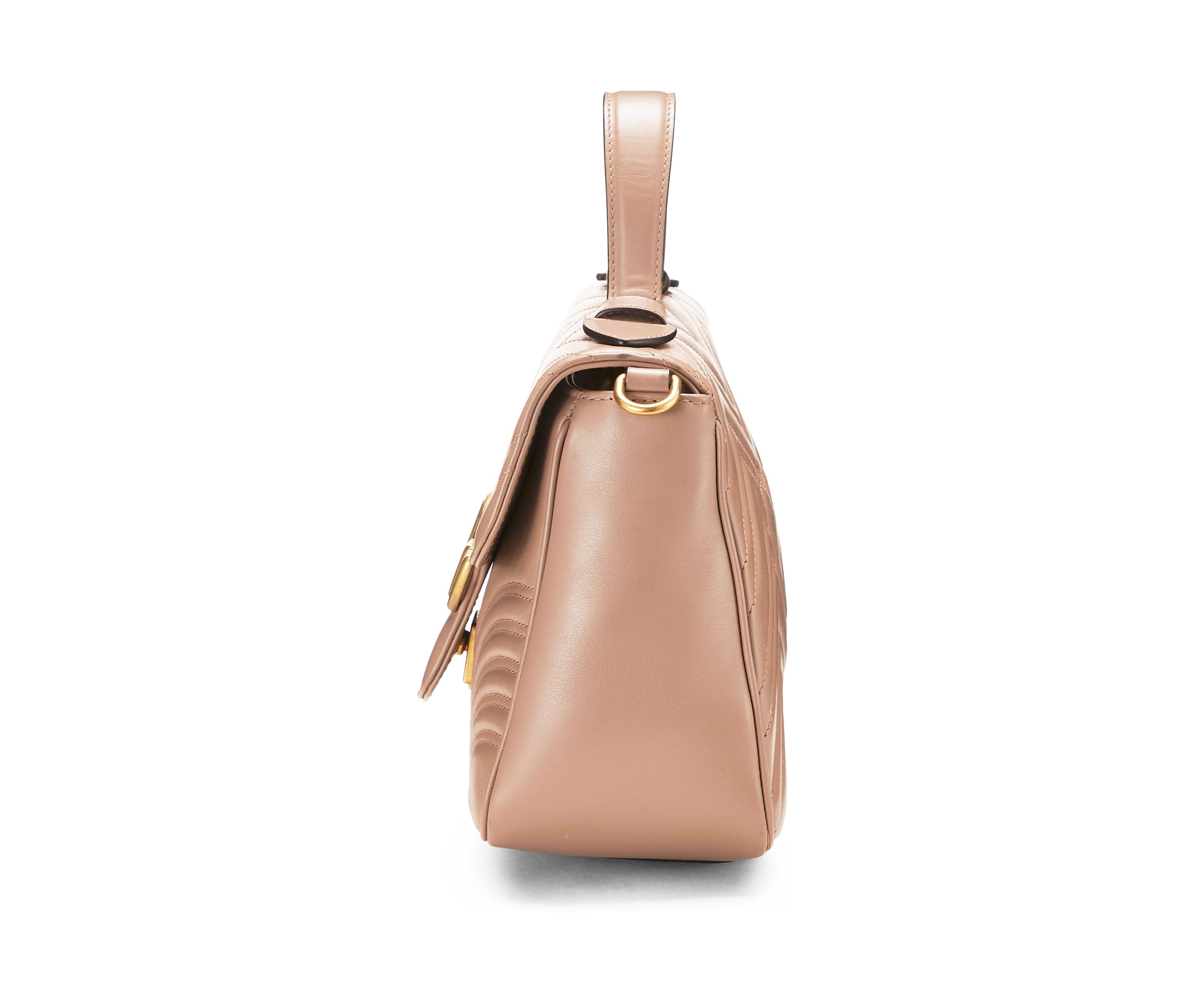 Gucci Beige Leather Shoulder Bag - FINAL SALE, NO RETURNS