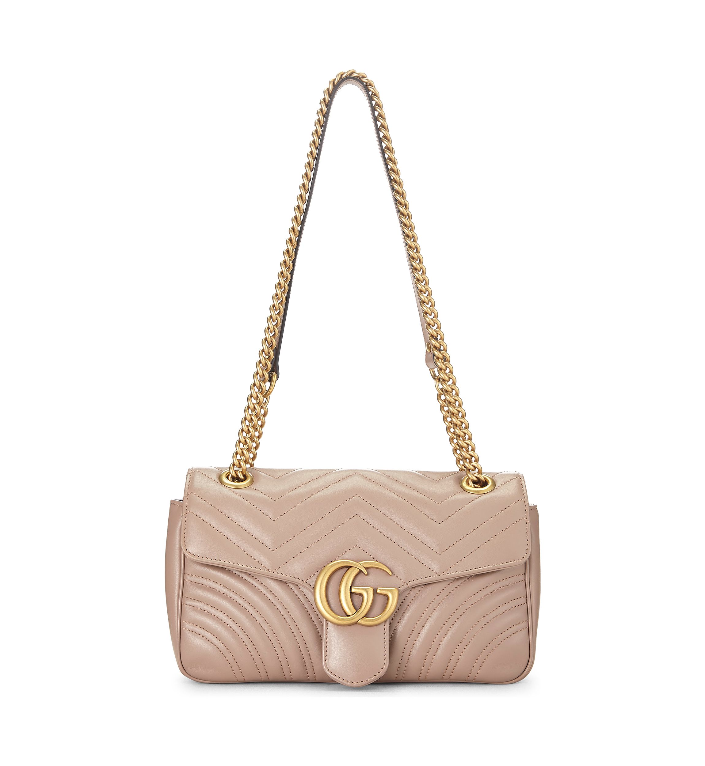 Gucci Beige Leather Shoulder Bag - FINAL SALE, NO RETURNS