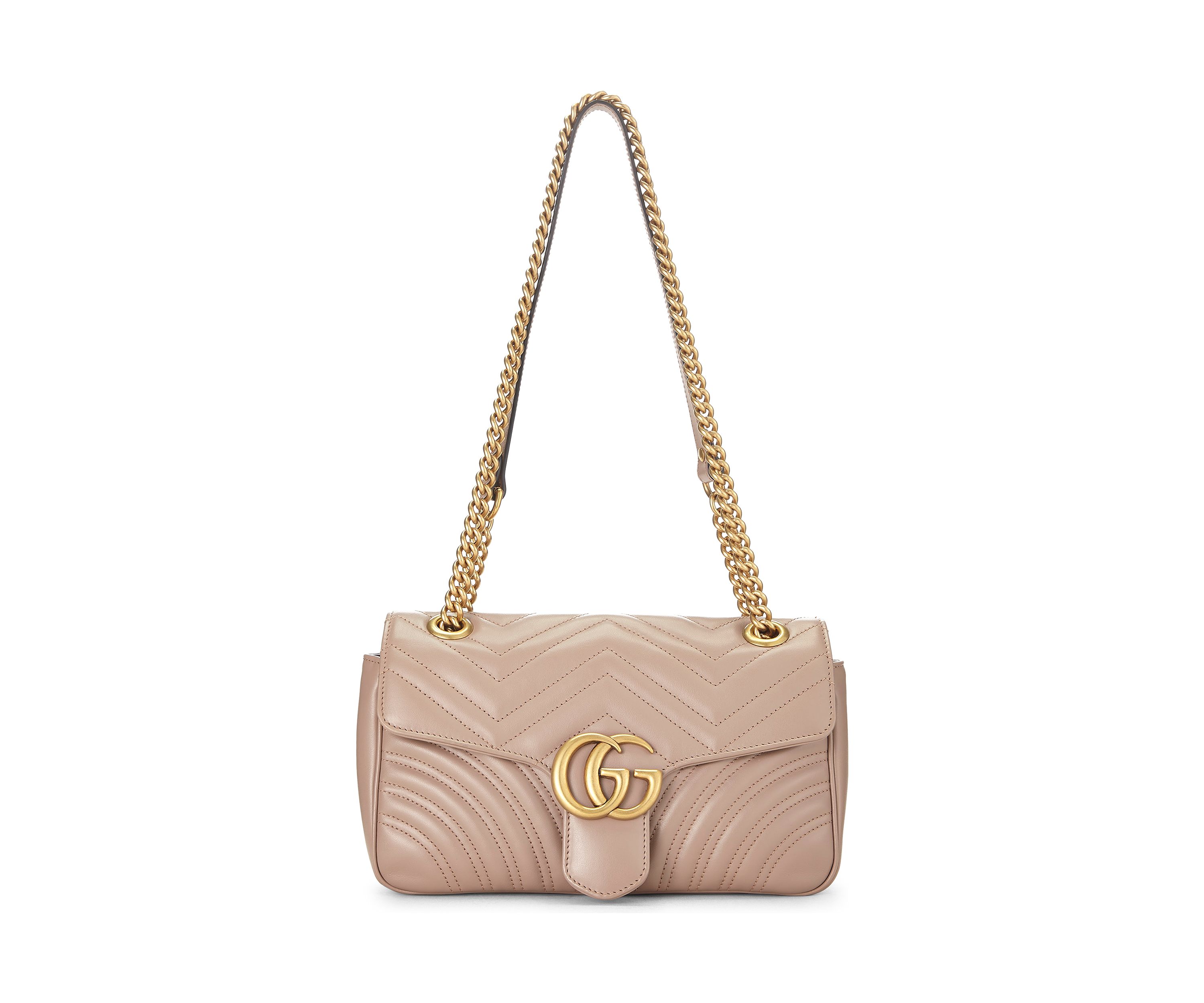 Gucci Beige Leather Shoulder Bag - FINAL SALE, NO RETURNS