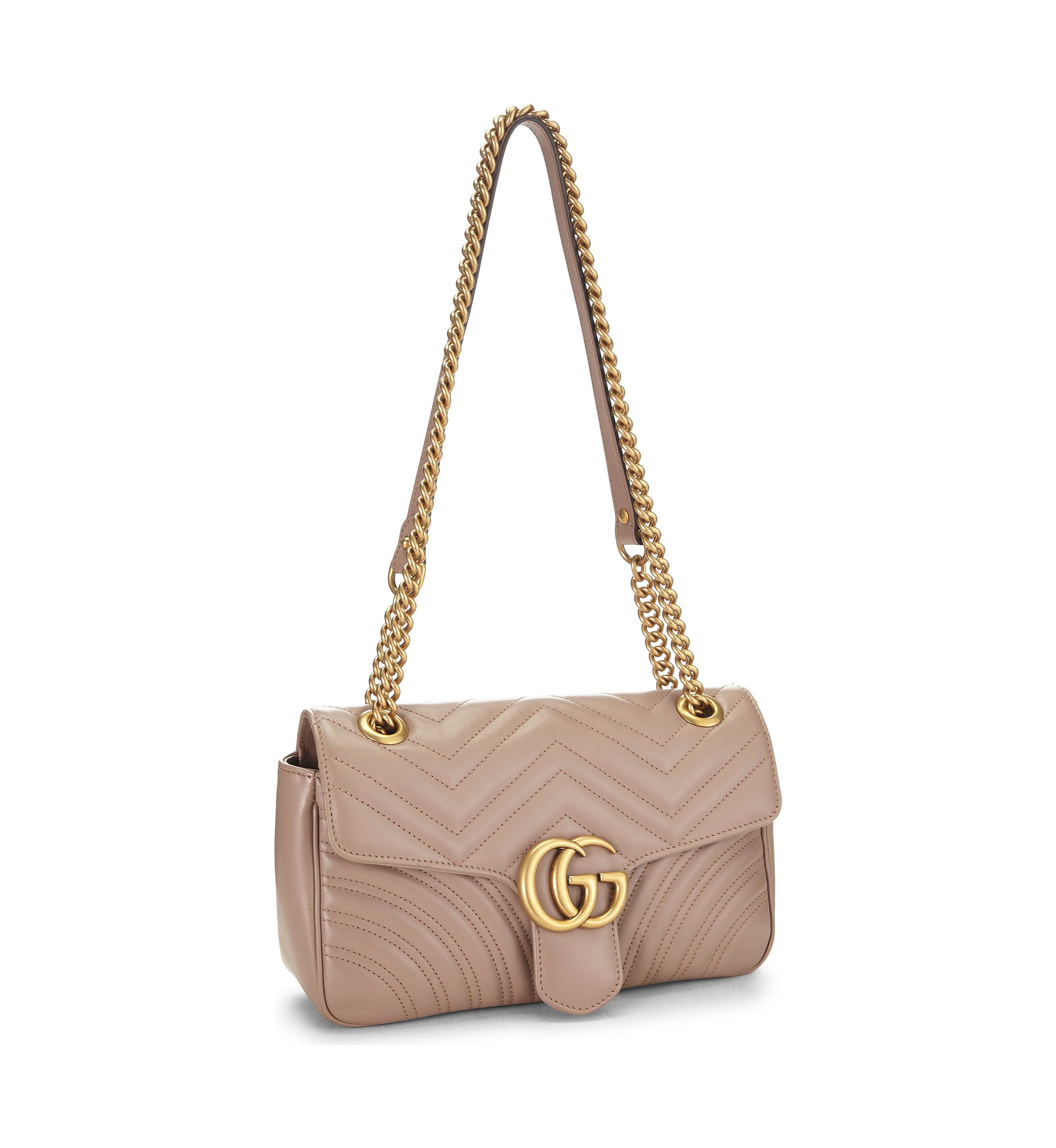 Gucci Beige Leather Shoulder Bag - FINAL SALE, NO RETURNS