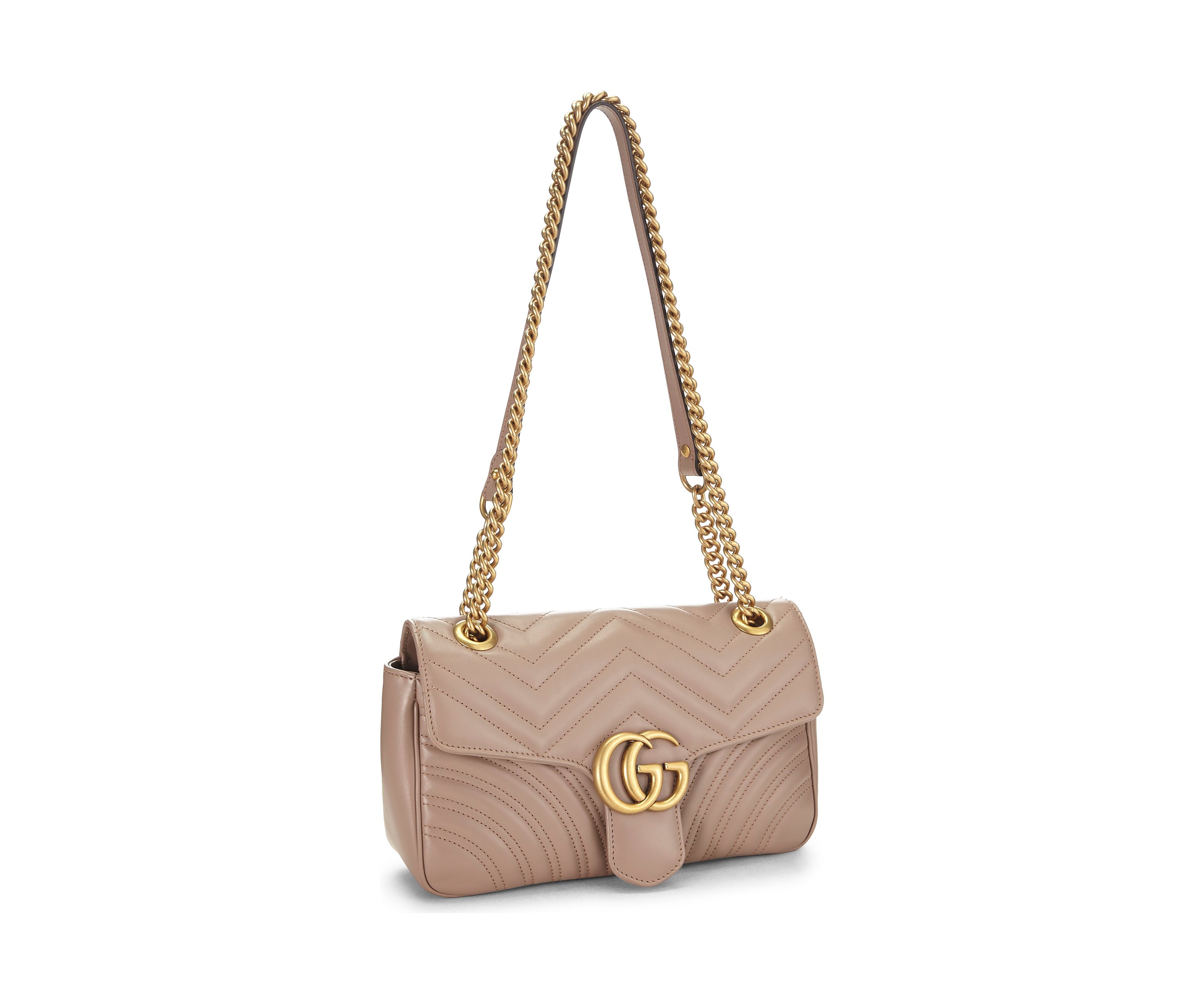 Gucci Beige Leather Shoulder Bag - FINAL SALE, NO RETURNS