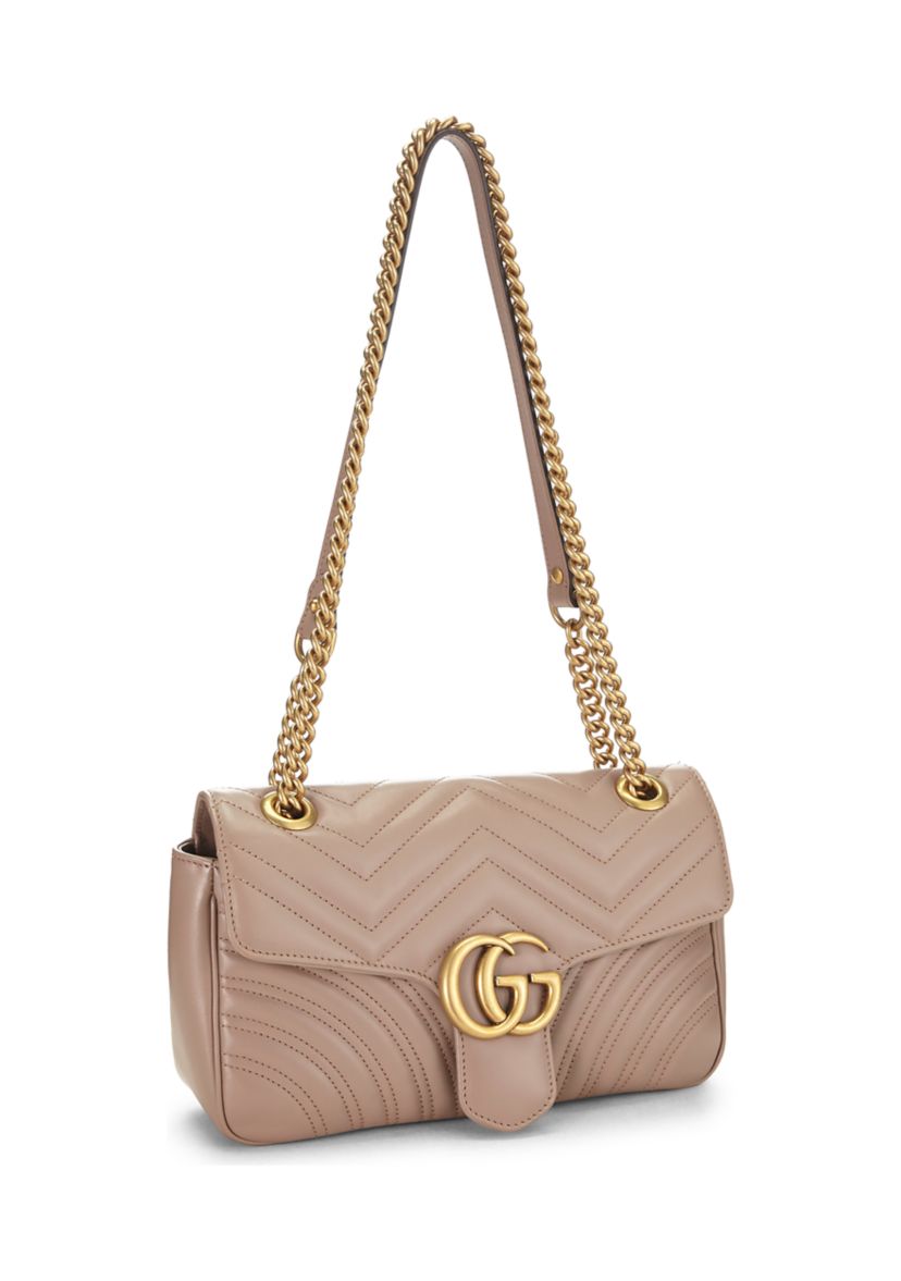 Gucci Beige Leather Shoulder Bag - FINAL SALE, NO RETURNS