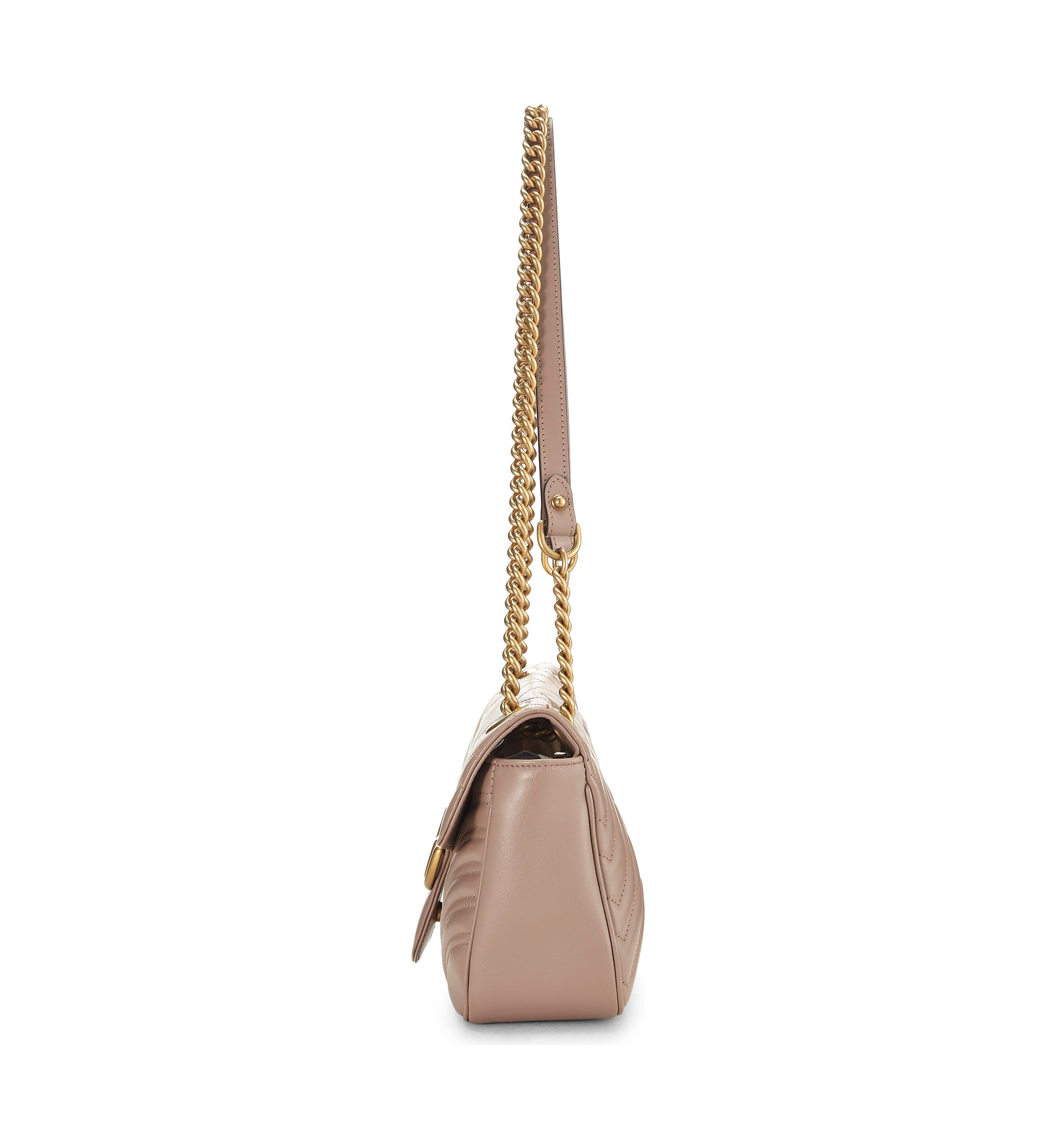 Gucci Beige Leather Shoulder Bag - FINAL SALE, NO RETURNS