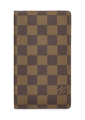 What Goes Around Comes Around Women's Louis Vuitton Damier Ebene Canvas Porte Cartes Credit Yen Wallet - FINAL SALE, NO RETURNS, Brown