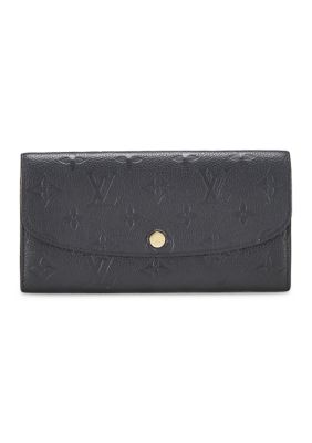What Goes Around Comes Around Women's Louis Vuitton Empreinte Emilie Wallet Black Dune - FINAL SALE, NO RETURNS