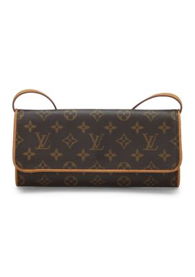 What Goes Around Comes Around Louis Vuitton Monogram Pochette Twin PM - FINAL SALE, NO RETURNS, Brown