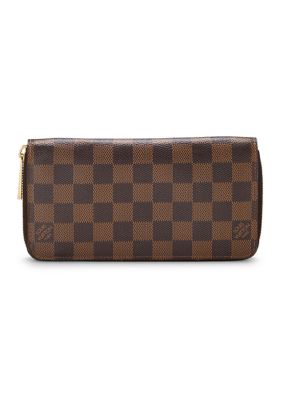 What Goes Around Comes Around Women's Louis Vuitton Damier Ebene Zippy Organizer Wallet - FINAL SALE, NO RETURNS, Brown