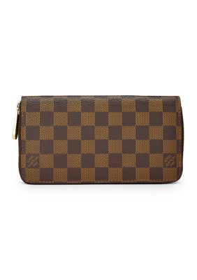 What Goes Around Comes Around Women's Louis Vuitton Damier Ebene Zippy Organizer - FINAL SALE, NO RETURNS, Brown