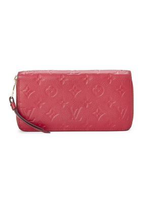What Goes Around Comes Around Women's Louis Vuitton Cerise Monogram Empreinte Zippy Continental Wallet - FINAL SALE, NO RETURNS, Pink