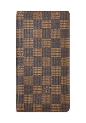 What Goes Around Comes Around Women's Louis Vuitton Damier Ebene Porte Valeurs Wallet - FINAL SALE, NO RETURNS, Brown