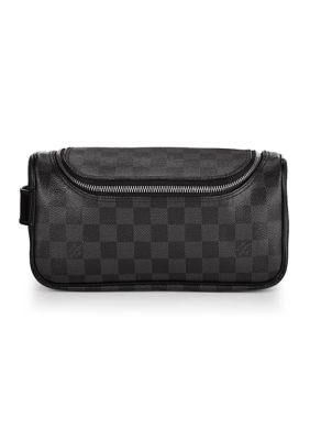 What Goes Around Comes Around Louis Vuitton Damier Graphite Toiletry Pouch - FINAL SALE, NO RETURNS, Black