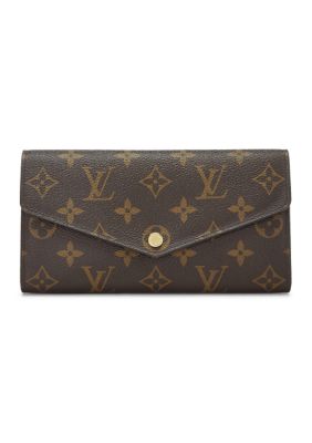 What Goes Around Comes Around Women's Louis Vuitton Monogram Sarah Wallet NM - FINAL SALE, NO RETURNS, Brown