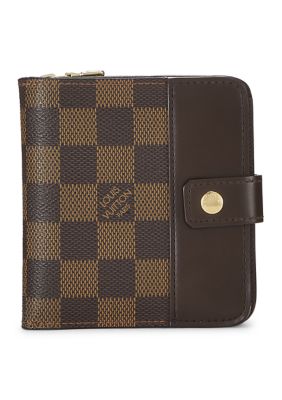 What Goes Around Comes Around Women's Louis Vuitton Ebene Compact Zip Snap - FINAL SALE, NO RETURNS, Brown