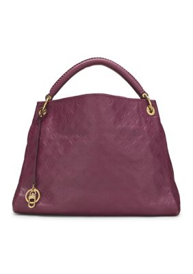 What Goes Around Comes Around Louis Vuitton Empreinte Artsy MM Burgundy - FINAL SALE, NO RETURNS, Purple