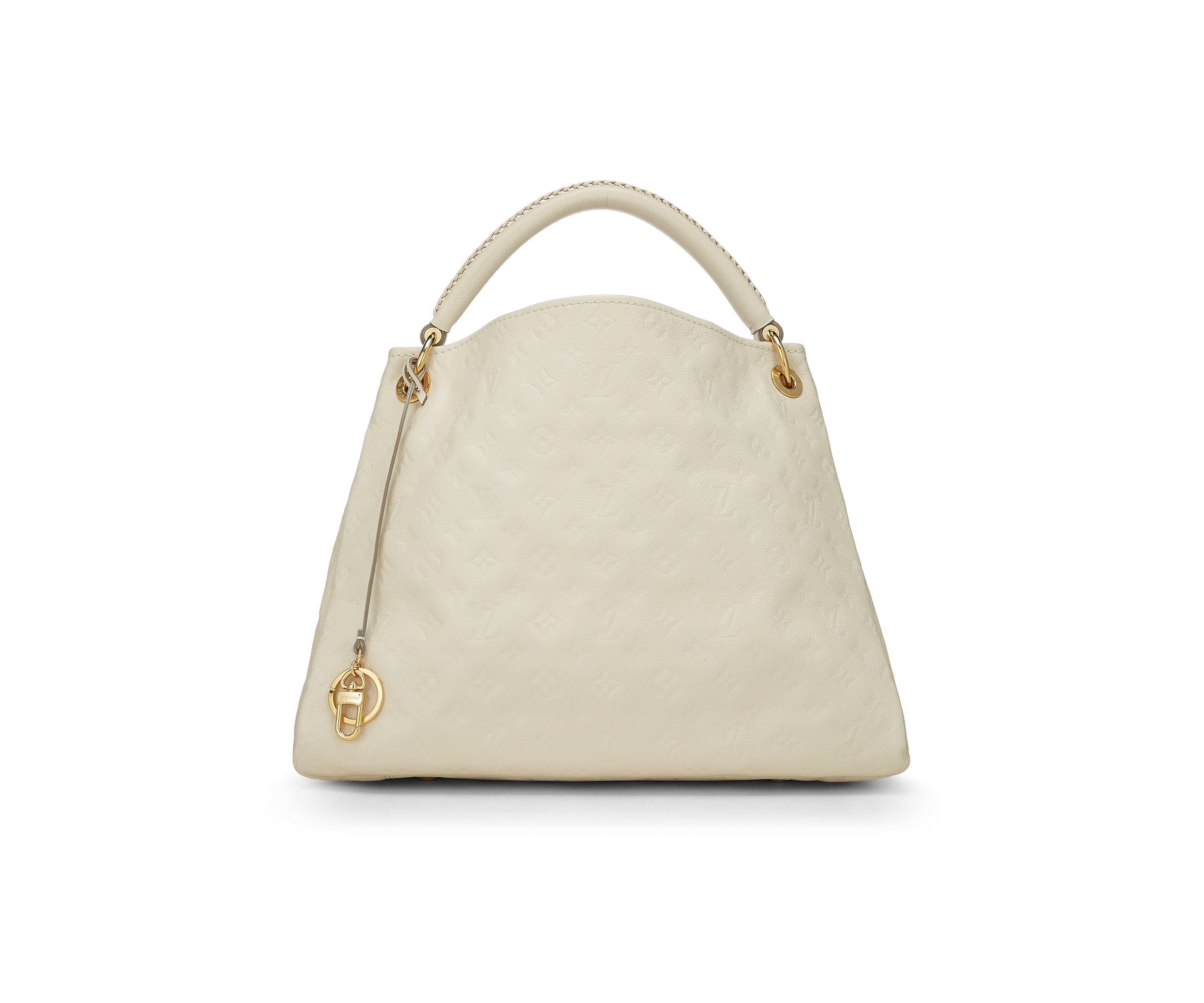 Louis Vuitton White Empreinte Artsy MM Tote - FINAL SALE, NO RETURNS