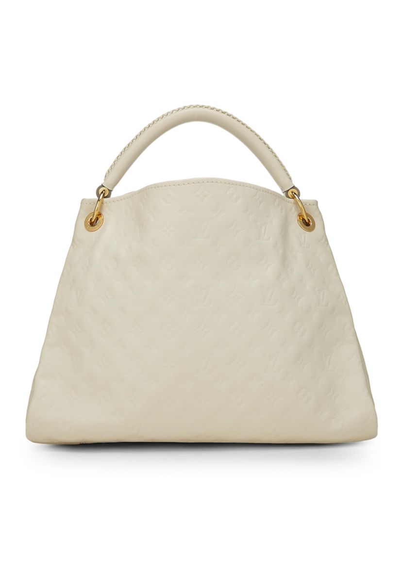Louis Vuitton White Empreinte Artsy MM Tote - FINAL SALE, NO RETURNS
