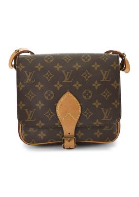 What Goes Around Comes Around Louis Vuitton Monogram Canvas Cartouchiere MM - FINAL SALE, NO RETURNS, Brown