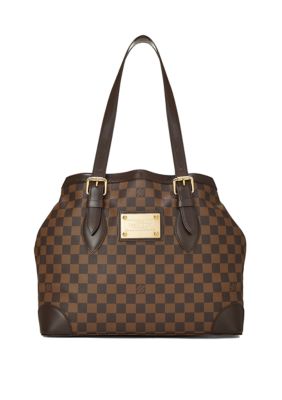 What Goes Around Comes Around Louis Vuitton Damier Ebene Hampstead MM Tote  - FINAL SALE, NO RETURNS