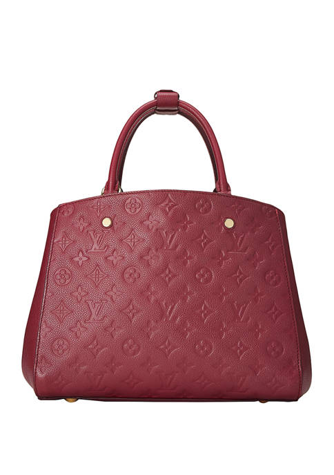 What Goes Around Comes Around Louis Vuitton Purple Empreinte Montaigne MM Shoulder Bag - FINAL ...