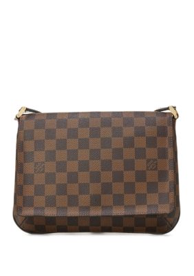 What Goes Around Comes Around Louis Vuitton Damier Ebene Musette Tango Shoulder Bag - FINAL SALE ...