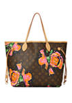 Louis Vuitton Brown Roses Neverfull MM Tote – FINAL SALE, NO RETURNS