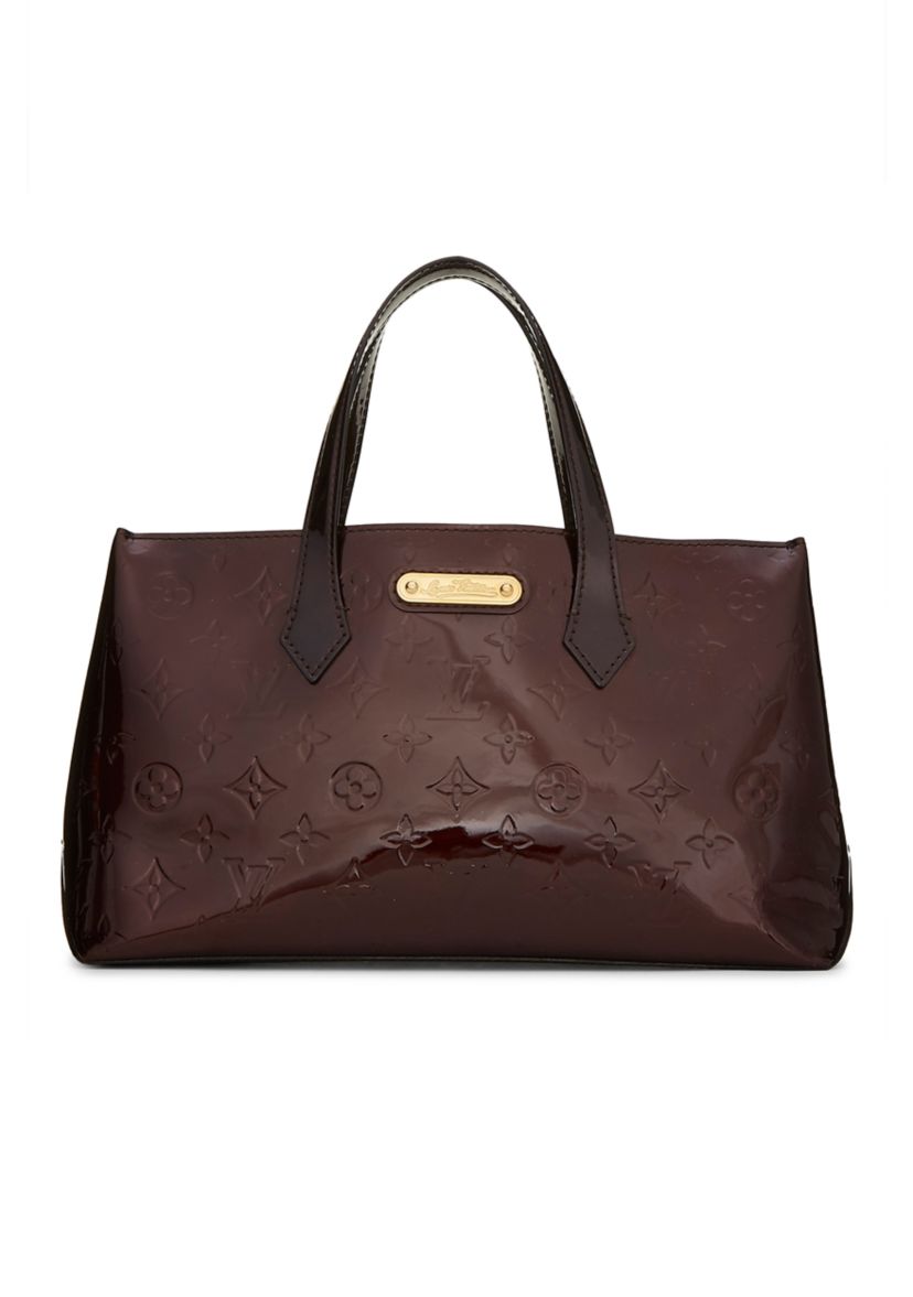 Louis Vuitton Purple Vernis Wilshire PM Tote - FINAL SALE, NO RETURNS