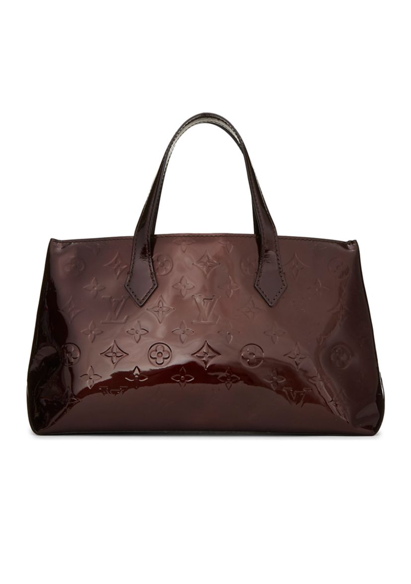 Louis Vuitton Purple Vernis Wilshire PM Tote - FINAL SALE, NO RETURNS