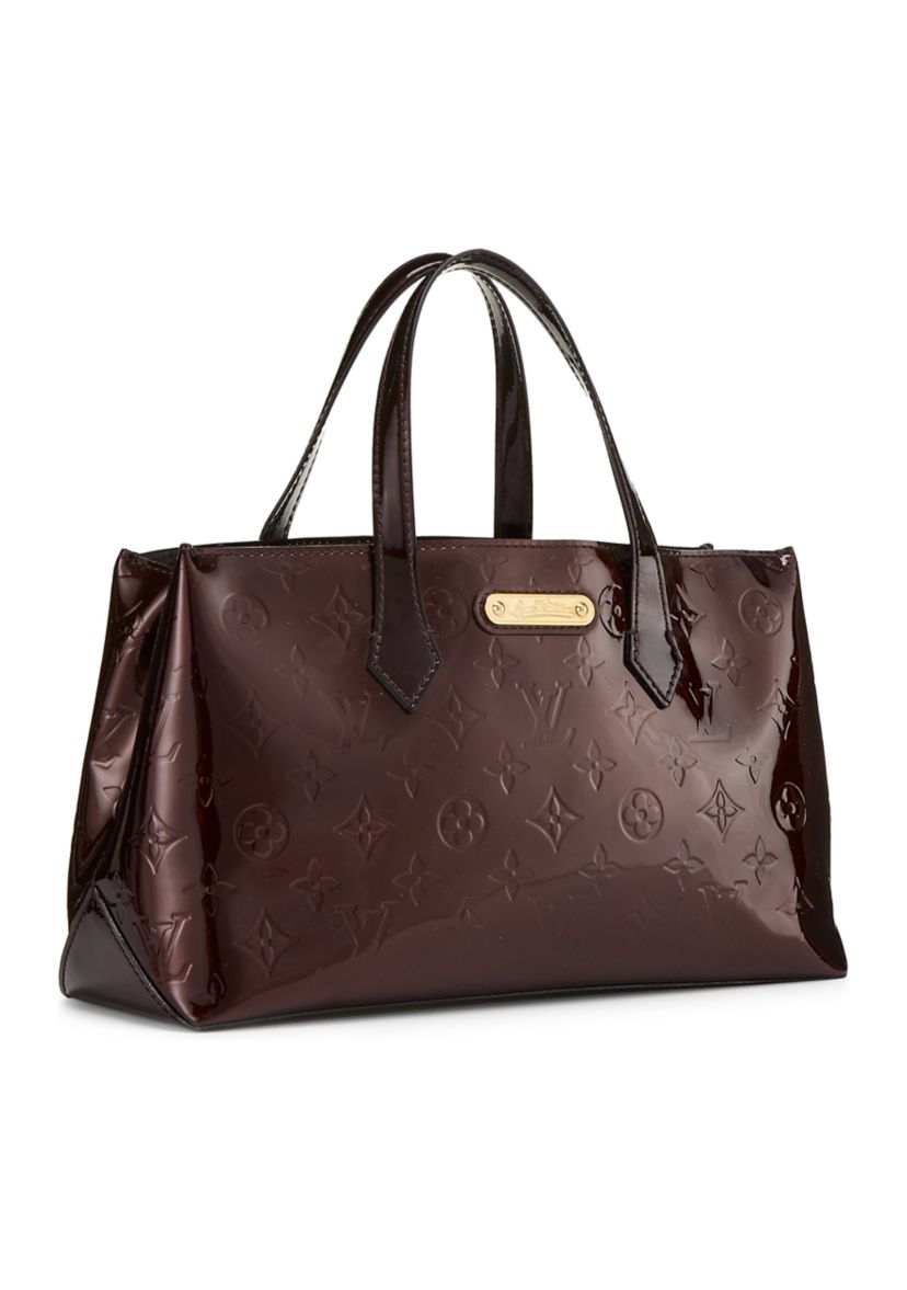 Louis Vuitton Purple Vernis Wilshire PM Tote - FINAL SALE, NO RETURNS