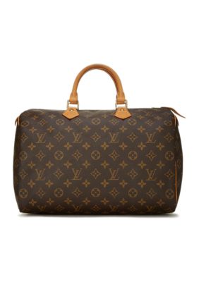 What Goes Around Comes Around Louis Vuitton Monogram AB Speedy 35 Bag- FINAL SALE, NO RETURNS | belk