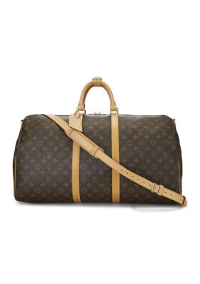 What Goes Around Comes Around Louis Vuitton Monogram Canvas Keepall Bandouliere 55 - FINAL SALE, NO RETURNS, Brown