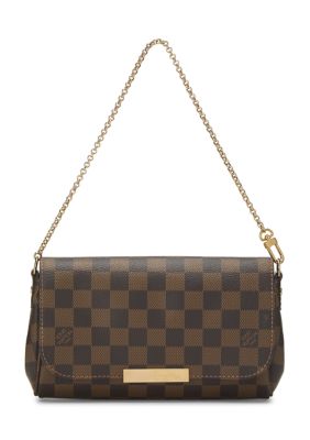 What Goes Around Comes Around Louis Vuitton Damier Ebene Favorite PM - FINAL SALE, NO RETURNS, Brown