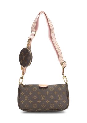 What Goes Around Comes Around Louis Vuitton Monogram Canvas Multi Pochette Accessoires - FINAL SALE, NO RETURNS, Pink