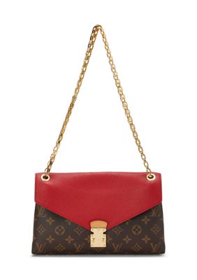 What Goes Around Comes Around Louis Vuitton Red Monogram Pallas Chain - FINAL SALE, NO RETURNS, Brown
