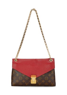 What Goes Around Comes Around Louis Vuitton Red Monogram Pallas Chain - FINAL SALE, NO RETURNS