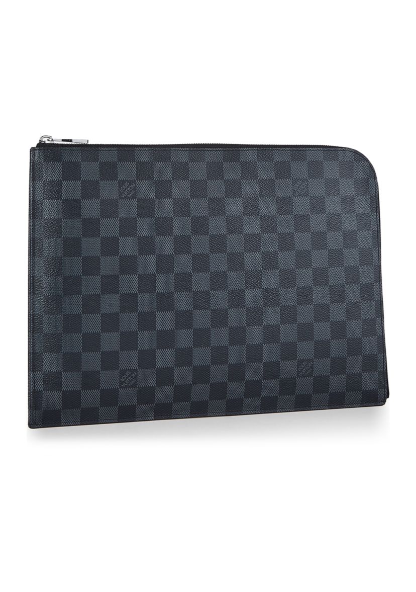 Louis Vuitton Gray Graphite Pouchette GM - FINAL SALE, NO RETURNS