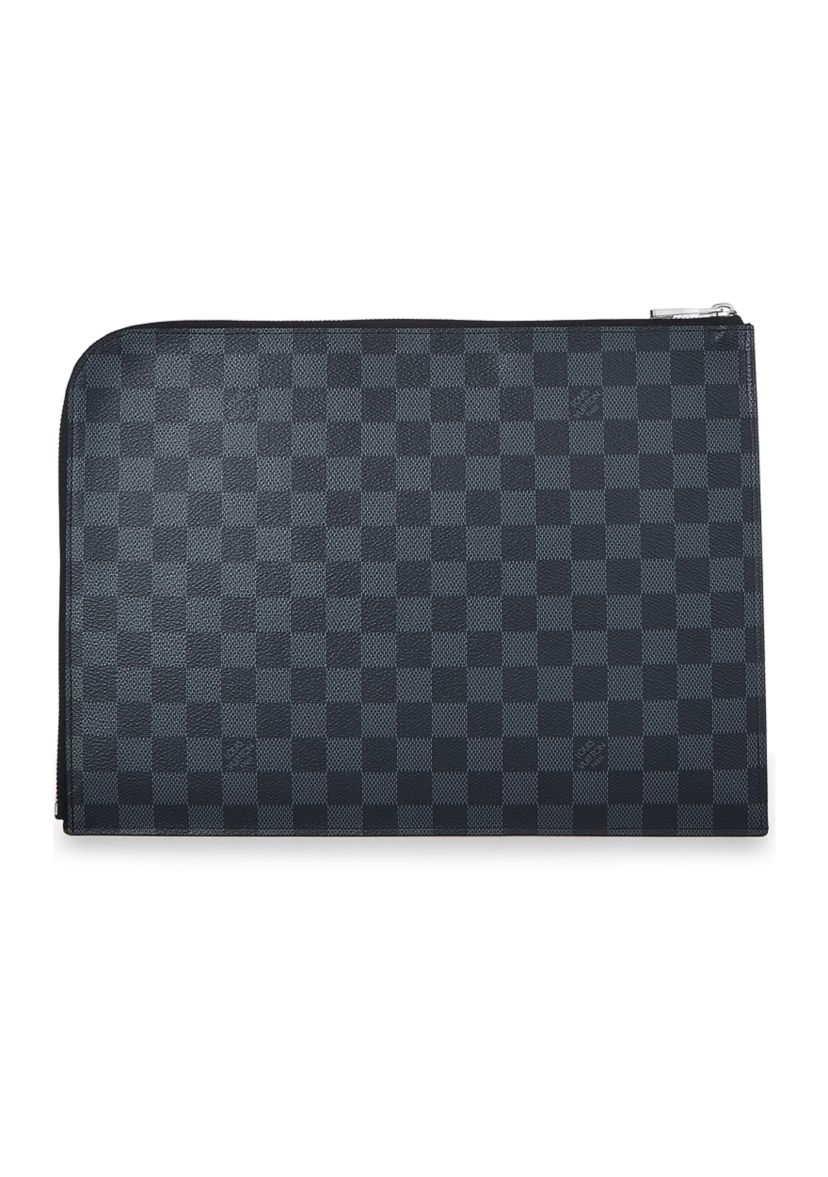 Louis Vuitton Gray Graphite Pouchette GM - FINAL SALE, NO RETURNS