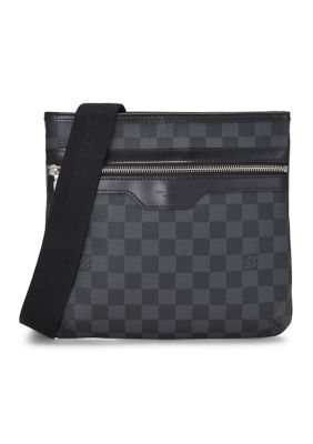 What Goes Around Comes Around Louis Vuitton Damier Graphite Bosphore Pochette - FINAL SALE, NO RETURNS, Black