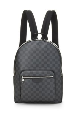 What Goes Around Comes Around Louis Vuitton 2019 Damier Graphite Josh Backpack - FINAL SALE, NO RETURNS, Black