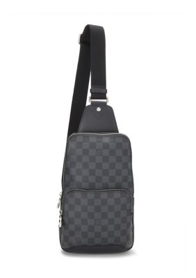 What Goes Around Comes Around Louis Vuitton Damier Graphite Avenue Sling Backpack - FINAL SALE, NO RETURNS, Black