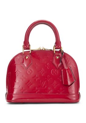 What Goes Around Comes Around Louis Vuitton Vernis Alma PM Pomme D'Amour - FINAL SALE, NO RETURNS, Red