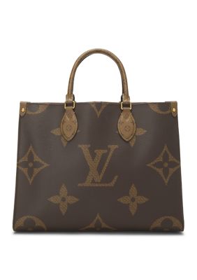 What Goes Around Comes Around Louis Vuitton Monogram Reversed Giant On The Go MM - FINAL SALE, NO RETURNS, Brown