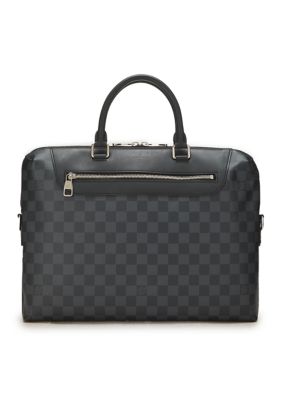 What Goes Around Comes Around Louis Vuitton Damier Graphite Porte-Documents Jour - FINAL SALE, NO RETURNS, Black
