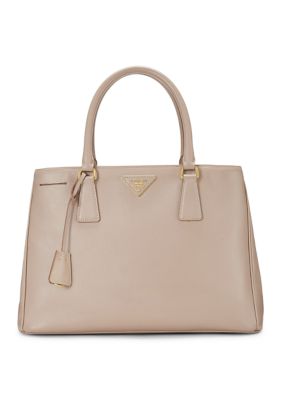 What Goes Around Comes Around Prada Saffiano Lux Medium Tote Cammeo - FINAL SALE, NO RETURNS, Pink