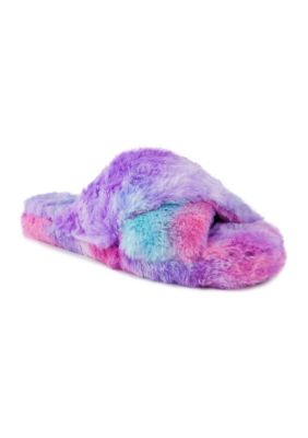 name brand fluffy slippers