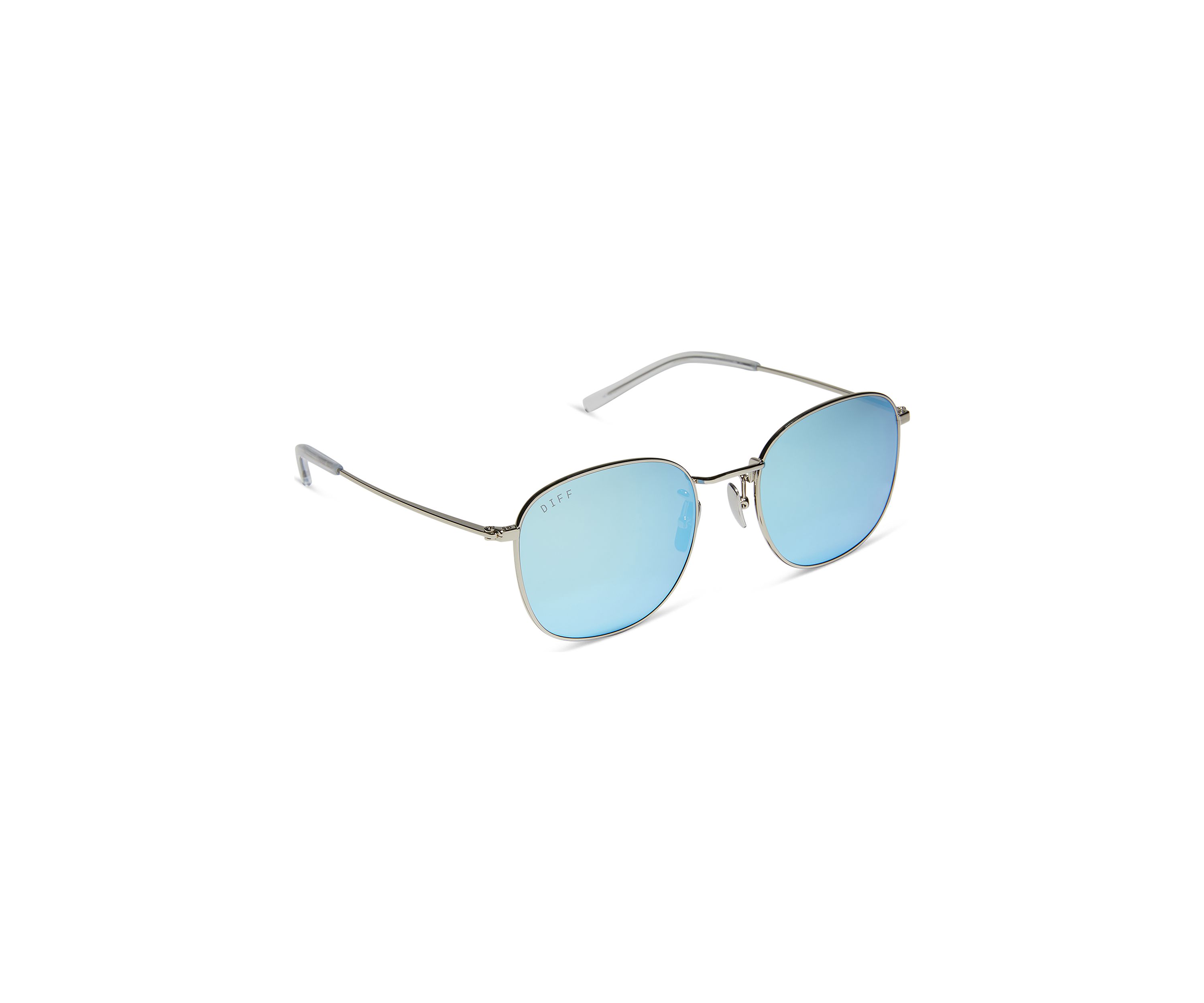Axel Turquoise Mirror Sunglasses