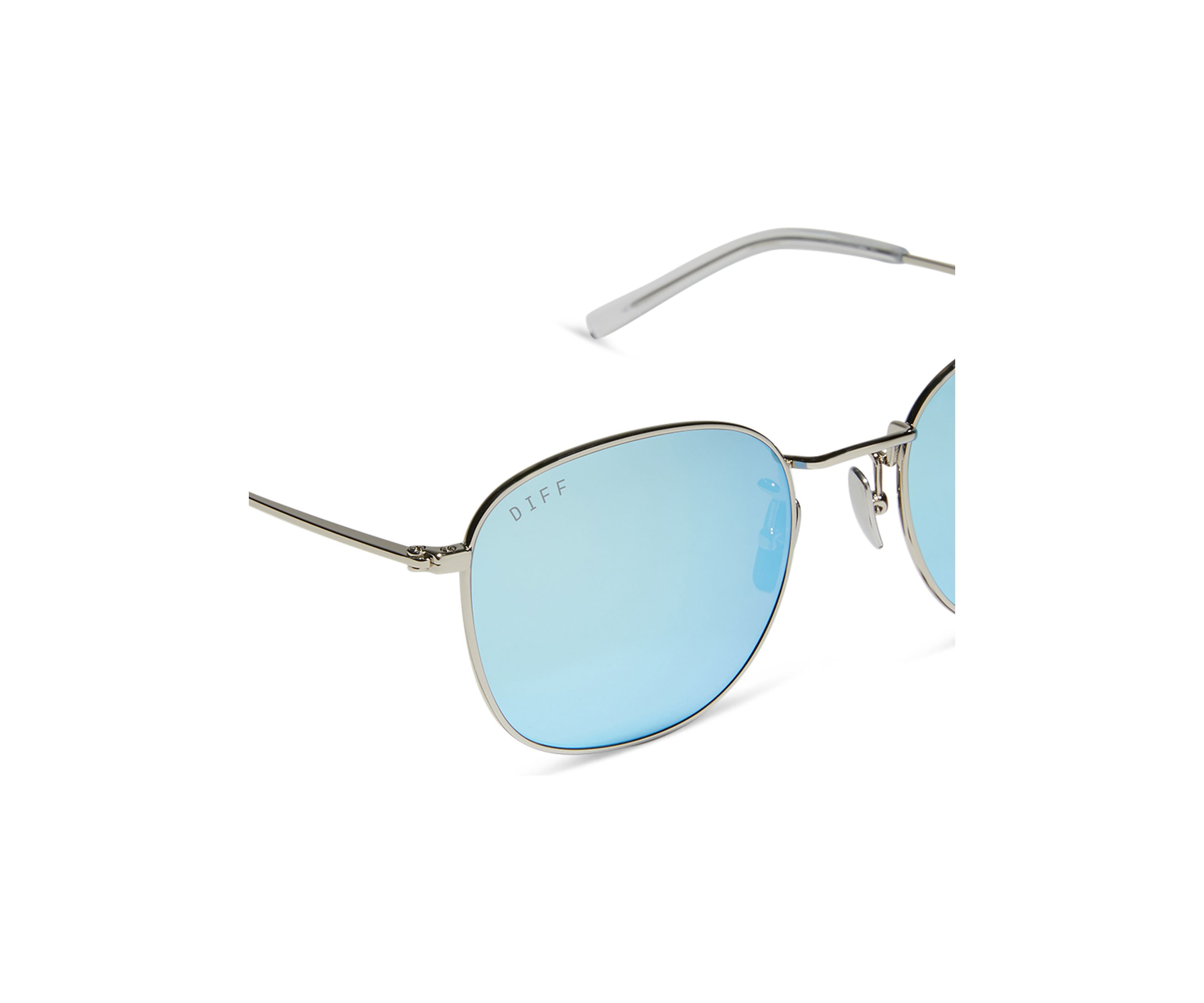Axel Turquoise Mirror Sunglasses